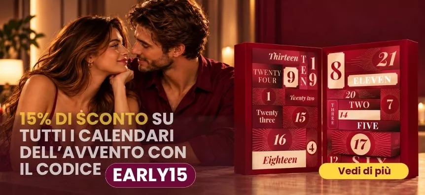 15% di sconto sui calendari dell’Avvento erotici con il codice EARLY15 | Lovesexshop.it sex shop