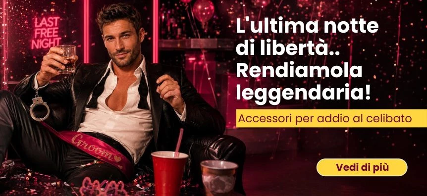 Accessori per l'addio al celibato – gadget, giochi e tutto l'essenziale per l'ultima notte di libertà del futuro sposo - lovesexshop.it sex shop