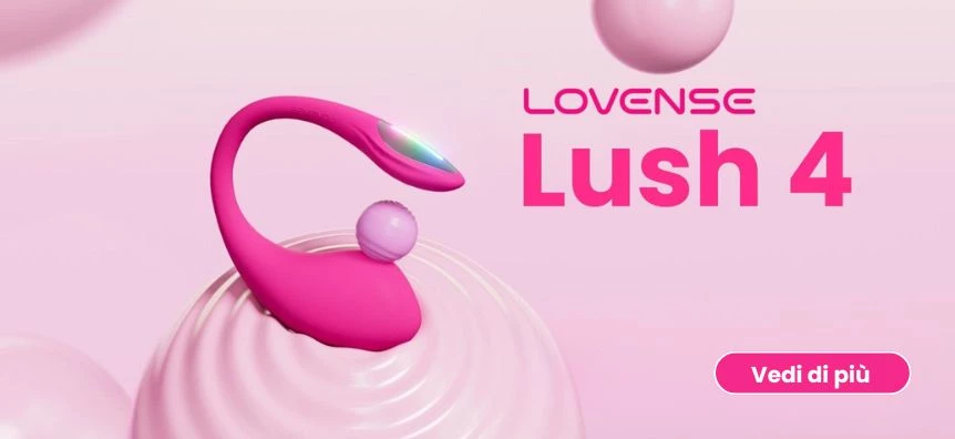 LOVENSE Lush 4 - vibratore intelligente (rosa) - Lovesexshop.it sex shop