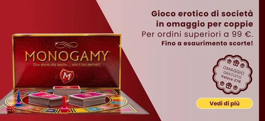 Riaccendi la passione: Monogamy in regalo con il tuo ordine! - Lovesexshop.it sex shop