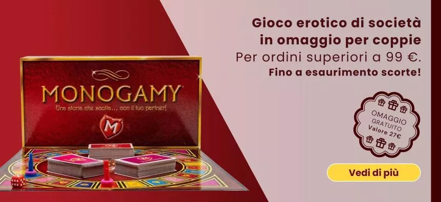 Riaccendi la passione: Monogamy in regalo con il tuo ordine! - Lovesexshop.it sex shop