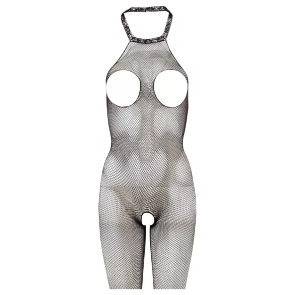 NO:XQSE - Catsuit sexy con reggiseno aperto - nero - taglia S-L