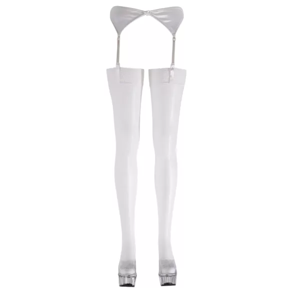 Cottelli - Calze in pizzo (bianco) - 4/XL
