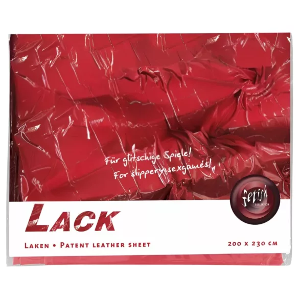 Lenzuolo laccato - lenzuolo impermeabile - 200x230 cm - rosso