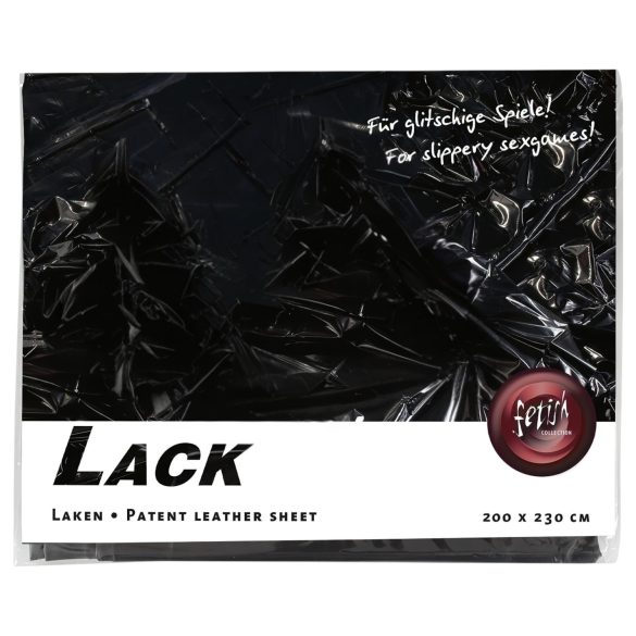 Lenzuolo in lacca - 200x230cm (nero)