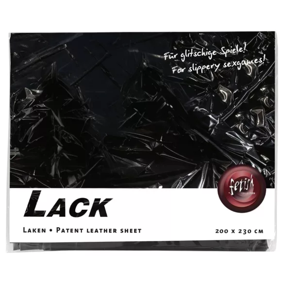 Feticcio - Lenzuolo in lacca - 200x230 cm (nero)