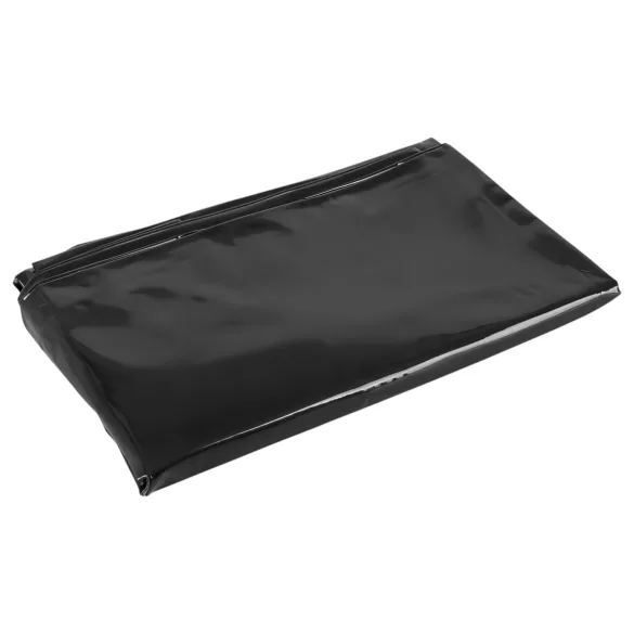 Vinyl - lenzuolo impermeabile per sesso - nero 135x200 cm