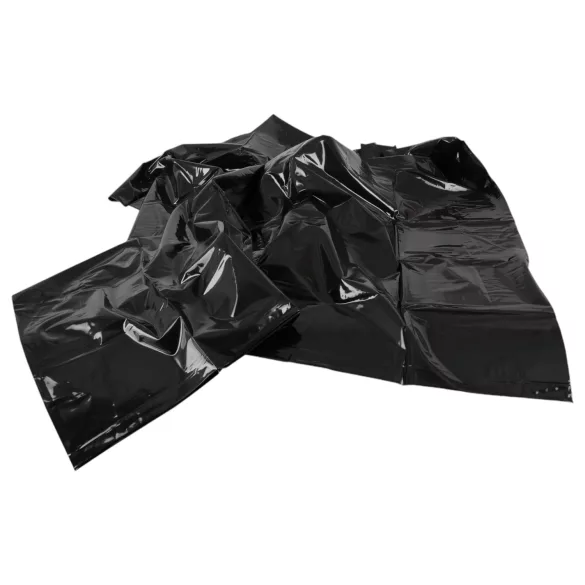 Vinyl - lenzuolo impermeabile per sesso - nero 135x200 cm