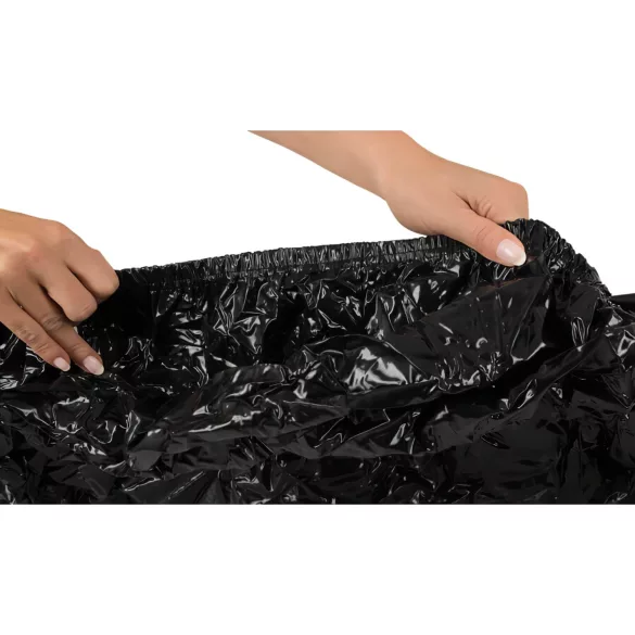 Feticcio - Lenzuolo di lacca con angoli elasticizzati - 220x220 cm (nero)