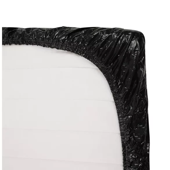 Feticcio - Lenzuolo di lacca con angoli elasticizzati - 220x220 cm (nero)