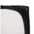Feticcio - Lenzuolo di lacca con angoli elasticizzati - 220x220 cm (nero)