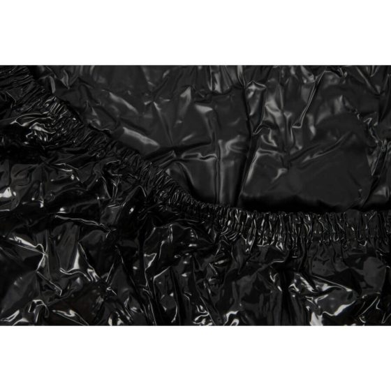 Lenzuolo lucido impermeabile 220 x 220cm (nero)