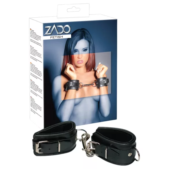 ZADO - manette in pelle (nero)