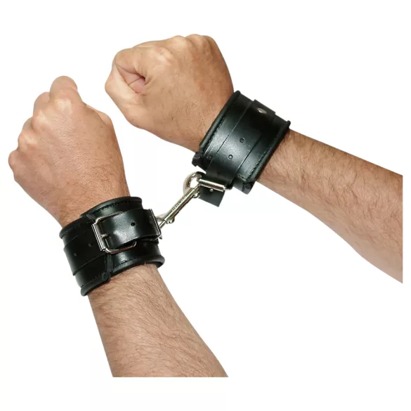ZADO - manette in pelle (nero)