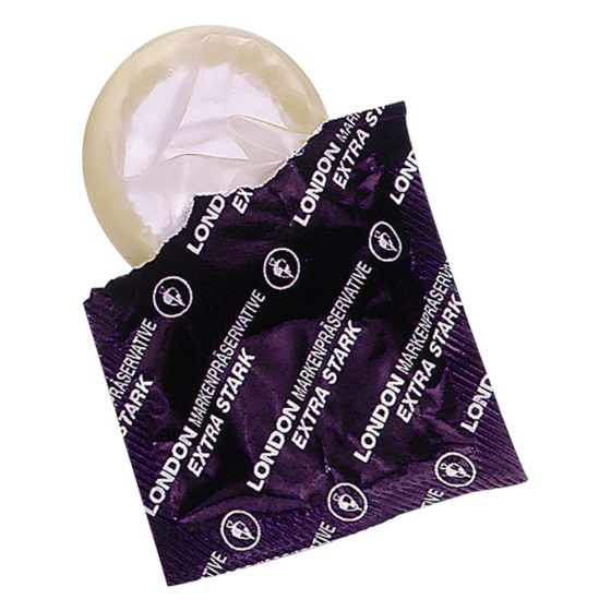 Preservativi Extra Spessi London - Confezione Economica da 100 Pezzi