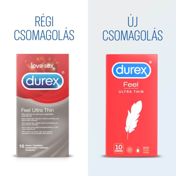 Durex Feel Ultra Thin - Preservativo Ultra Life (10 pezzi)
