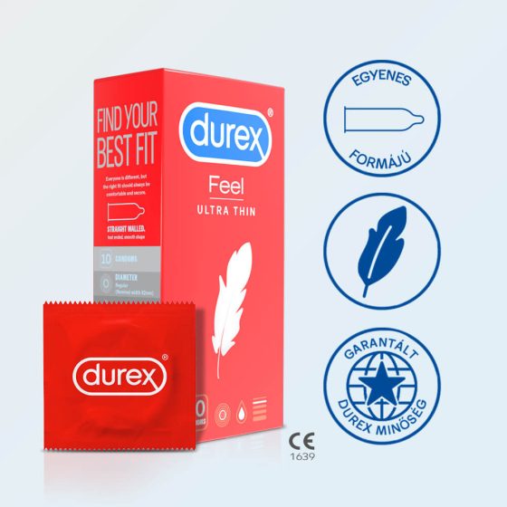 Durex Sensazione Realistica Ultra Sottile - preservativo ultrafinissimo (10 pezzi)
