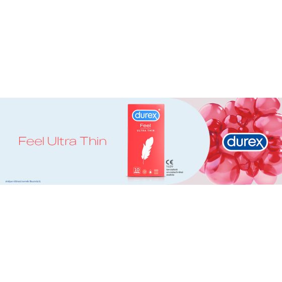 Durex Sensazione Realistica Ultra Sottile - preservativo ultrafinissimo (10 pezzi)