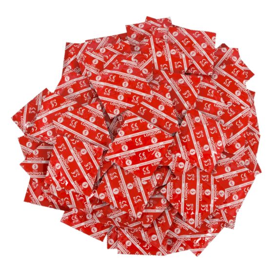 Preservativi alla Fragola London (Confezione da 100)