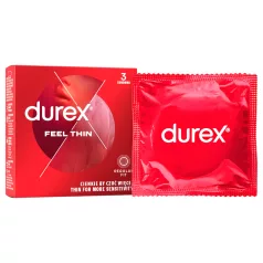   Durex Feel Thin - preservativi per una sensazione naturale (3 pz)