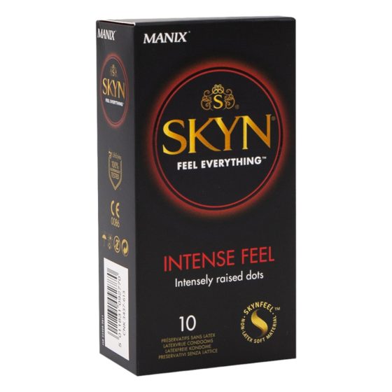 Manix SKYN Intense - preservativi senza lattice con superficie texturizzata (10 pezzi)
