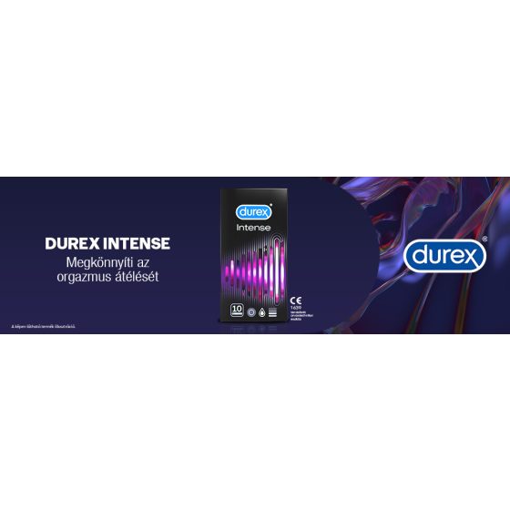 Durex Intense - Profilattici Stimolanti Rigati e Puntinati (10 pezzi)
