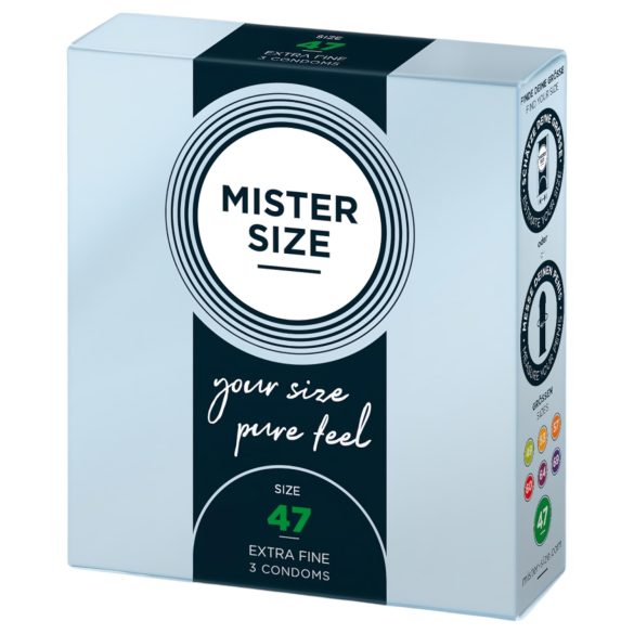 Mister Size preservativo sottile - 47mm (3 pezzi)