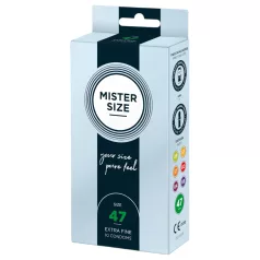 Mister Size - preservativo sottile - 47mm - confezione da 10