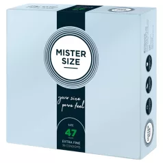 Mister Size - preservativo sottile - 47mm - confezione da 36