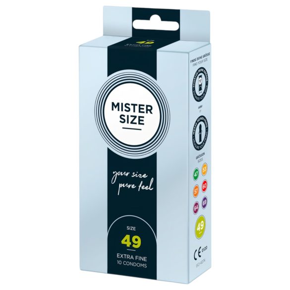 Mister Size - preservativo ultrasottile - 49mm - confezione da 10