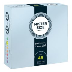 Mister Size preservativo sottile - 49 mm (36 pezzi)