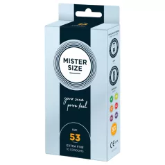   Mister Size - preservativo ultrasottile - 53mm - confezione da 10