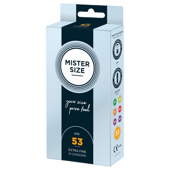 Mister Size - preservativo ultrasottile - 53mm - confezione da 10