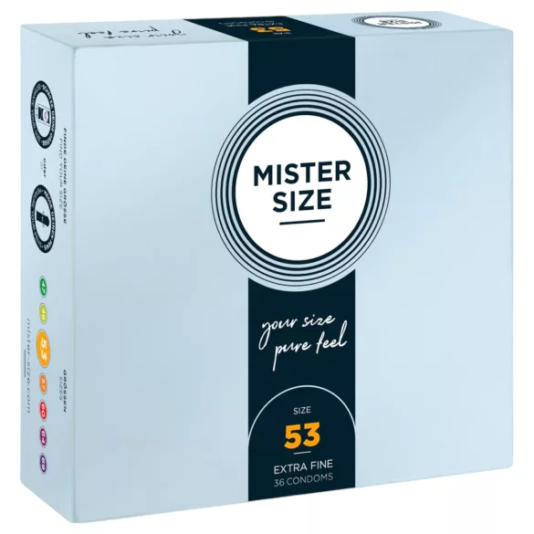 Mister Size - preservativo sottile - 53mm - 36 pezzi
