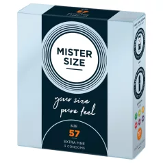   Mister Size - preservativo ultrasottile - 57mm - confezione da 3