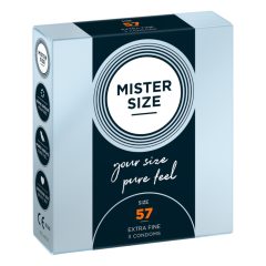   Preservativi Ultra-Sottili Mister Size - 57mm (confezione da 3)