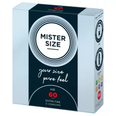   Mister Size - preservativo ultrasottile - 60mm - confezione da 3