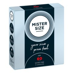 Preservativo Ultra Sottile Mister Size - 60mm (3 pezzi)