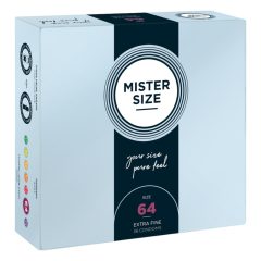 Mister Size preservativo sottile - 64 mm (36 pezzi)