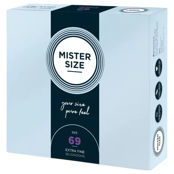 Mister Size - preservativi ultrasottili - 69mm - confezione da 36