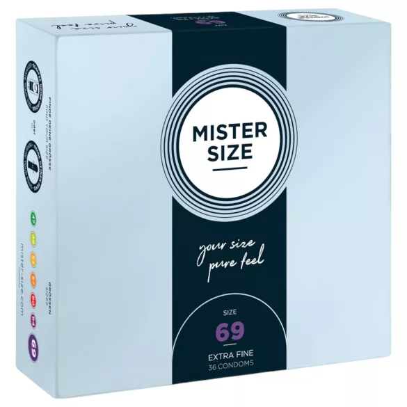 Mister Size - preservativi ultrasottili - 69mm - confezione da 36