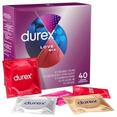   Durex Love Mix - preservativi assortiti - confezione da 40 pezzi