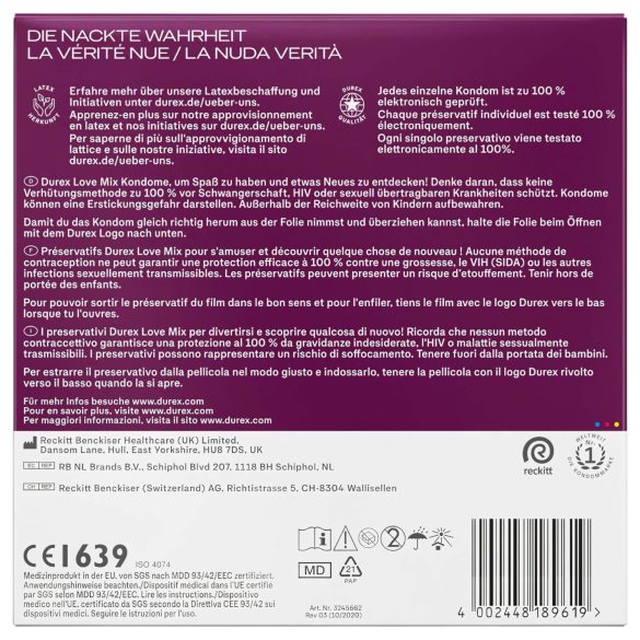 Durex Love Mix - confezione preservativi (40 pz)