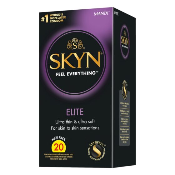 Manix SKYN Elite - preservativi ultra-sottili senza lattice (20 pezzi)