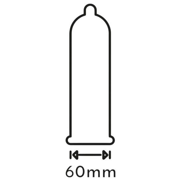 Secura Melanzana - preservativo extra grande - 60mm (100 pezzi)