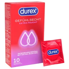 Durex - preservativi extra lubrificati (10 pz)