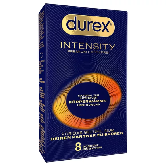 Durex Intensity - preservativi sottili senza lattice - confezione da 8