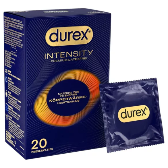 Durex Intensity - preservativo ultrasottile senza lattice - confezione da 20