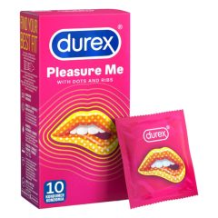 Durex Pleasure Me - Profilattico a costine (10 pezzi)