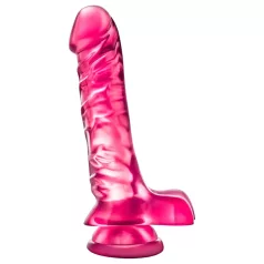   B Yours Basic 8 - dildo realistico con testicoli - 23cm - rosa